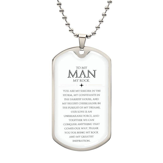 Dog Tag Necklace For Him