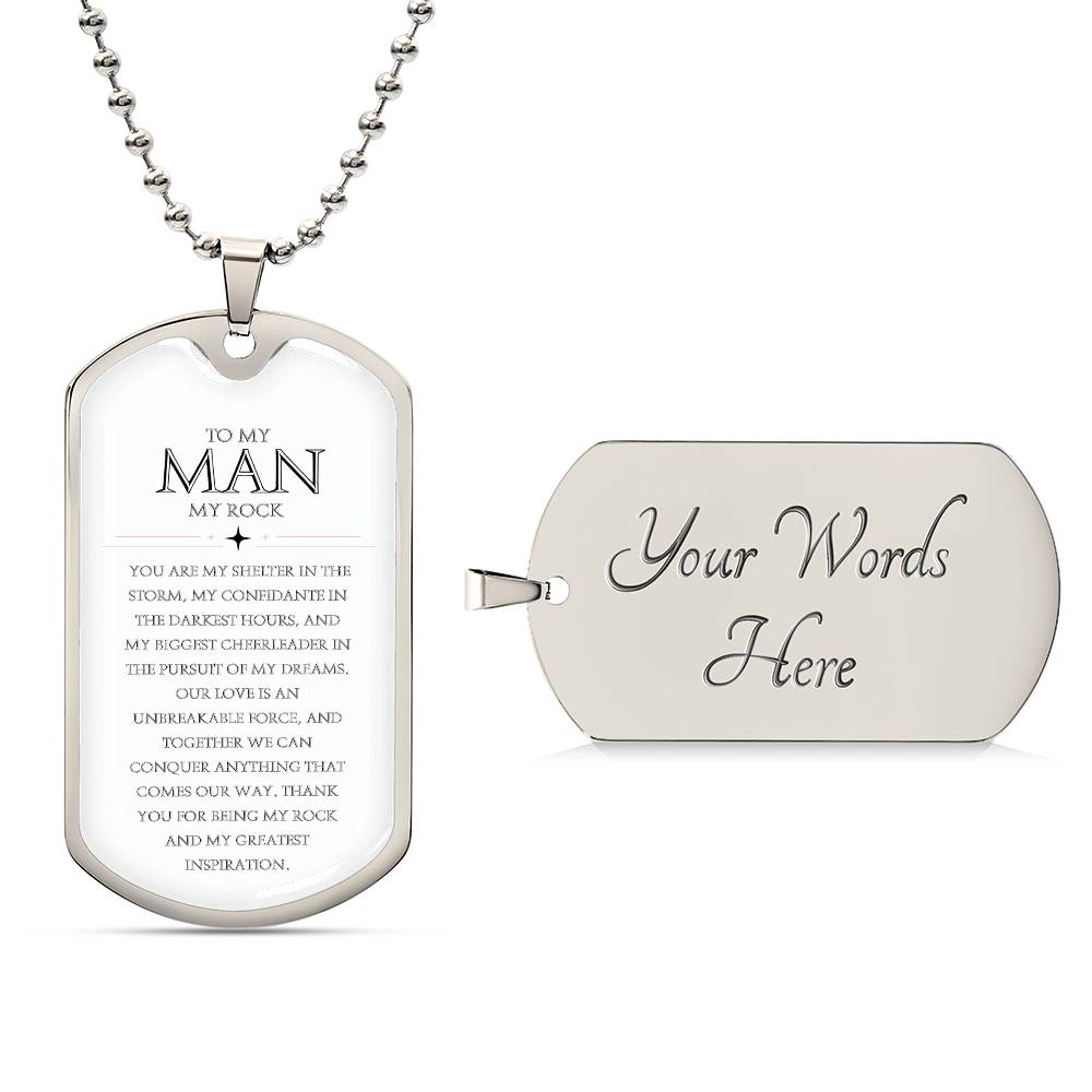 Dog Tag Necklace For Him