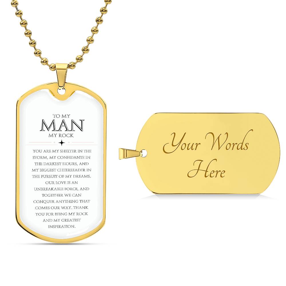 Dog Tag Necklace For Him