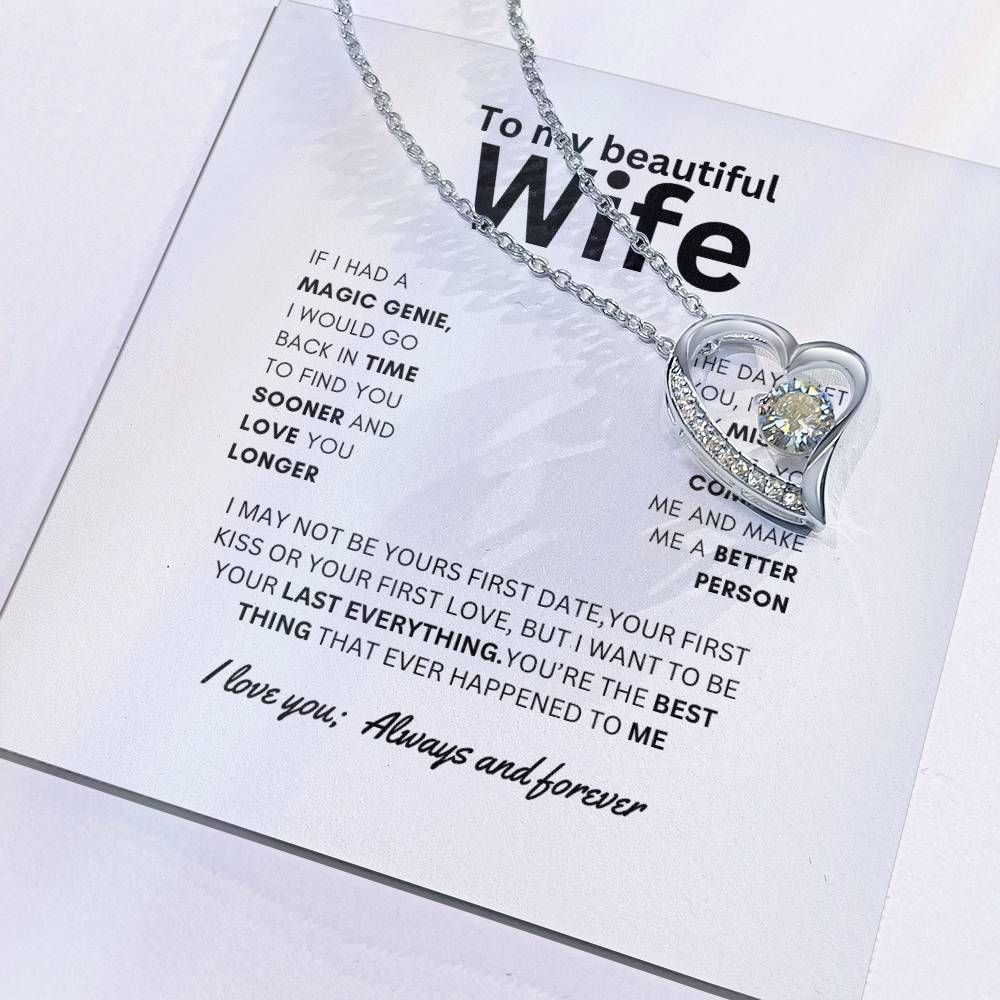 Dazzling Forever Love Necklace To Wife